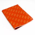 Christmas Gift Wrapping Packaging Red Tissue Paper Wrap With Gold Foil Printing
