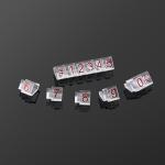 Jewelry Watch Ring Acrylic Price Tag Cube Adjustable Sale Blocks Tags Display