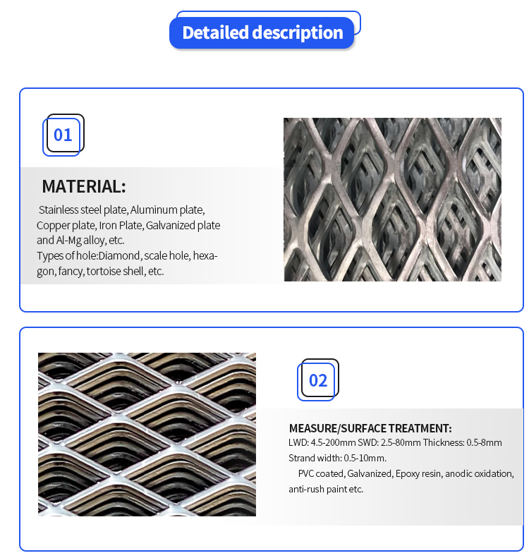 Manufacturers direct diamond steel plate mesh mechanical anti decoration ceiling muffler ventilation net galvanized stainless st