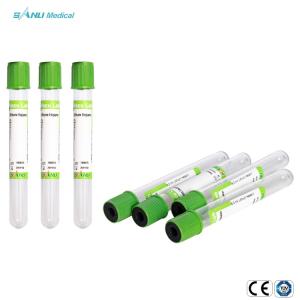 Wholesale Disposable Blood Collection Green Top Heparin Tube CE from china suppliers
