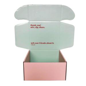 Wholesale CMYK Color Carton Mailer Shipping Boxes Exquisite Craft Paper Box Packaging from china suppliers