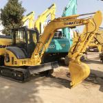 1896 Working Hours Original Hydraulic Pump 5 Ton Mini Used Excavator Komatsu