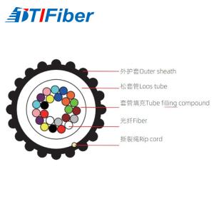 Wholesale GCYFXTY Central Bundle Tube Type Micro Air Blown Micro Fiber Optic Cable from china suppliers