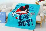 Super Soft Flannel Screen Printed Blanket , Polyester Baby Blanket Cartoon Print