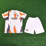 2024-2025 Real Madrid Childrens Training Suit Lightweight Sports Jersey With