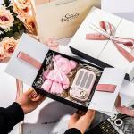 Customized Colorful Paper Gift Boxes With Ribbon