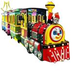 Hansel outdoor park kids train battery operated backyard amusement trackless