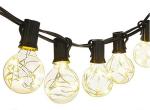11m 35FT 30pcs G40 LED Bulb Copper Wire Lamp String Vintage Christmas Wedding