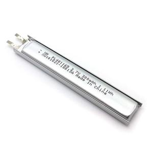 Wholesale 3.7V PL481165 2.22Wh 600mAh lithium polymer battery from china suppliers