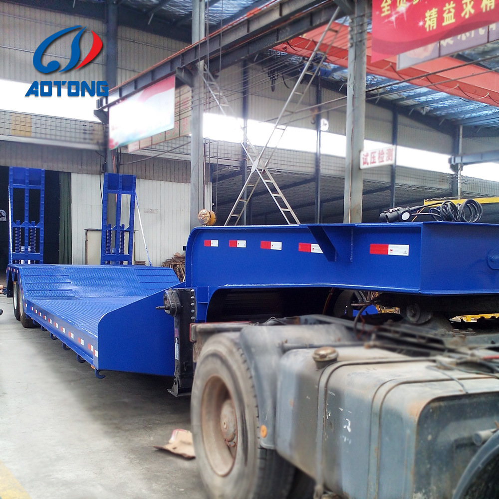 Hydraulic Multi Axle 35-100 Ton Bulk Cargo Carrier Lowboy Trailer Within Your Budget