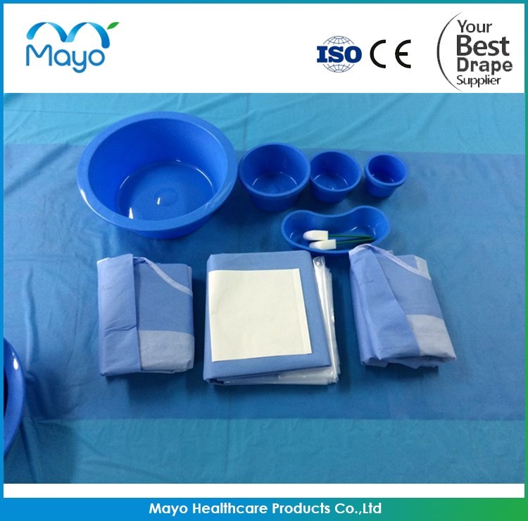 OEM Angiography Drape Set Mayo Sterile Angio Drape Kits