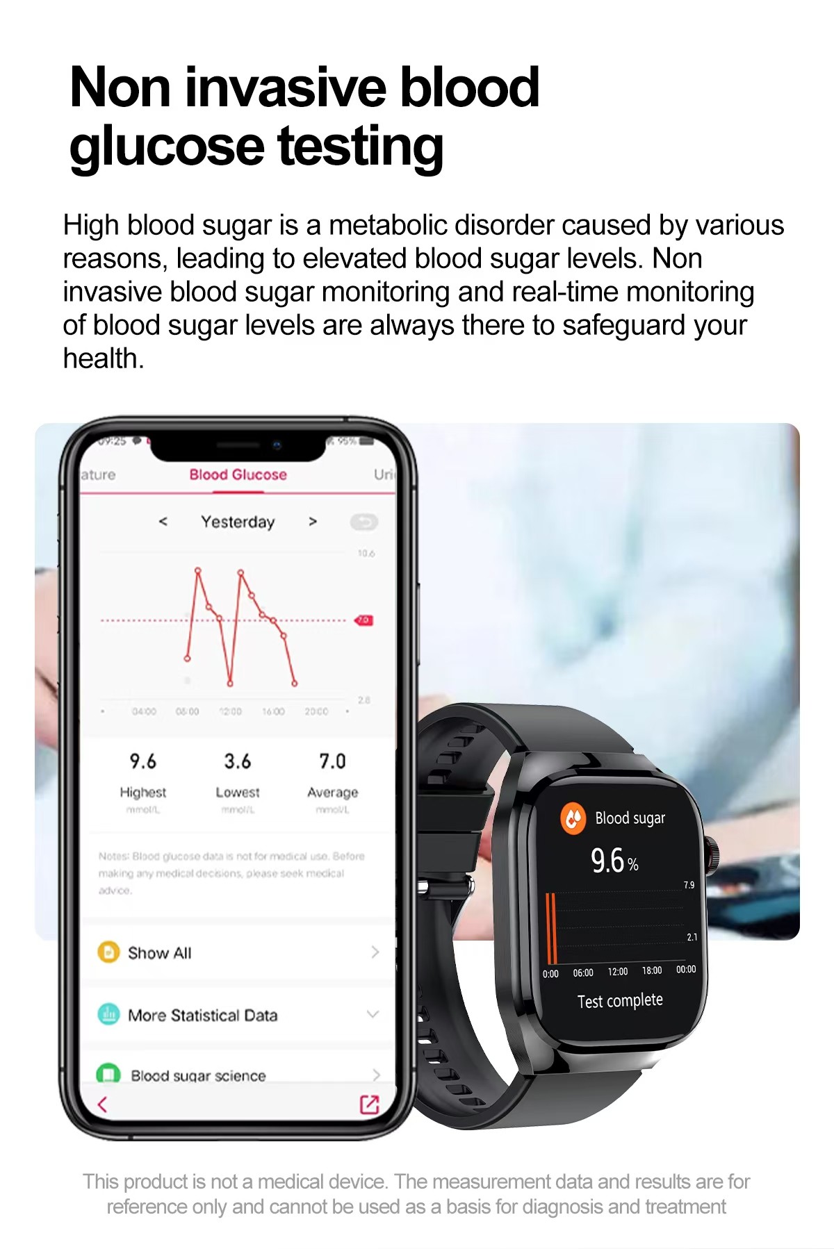 TK16 Smart Watch Blood Pressure ECG Sport Heart Rate Smart Watch Fitness Tracker