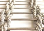 Flexible Woven 100x6m Stainless Steel Architectural Mesh Fabric Facade