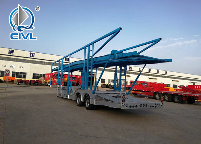 3Pcs 13T Fuwa Axles 15m Vehicle Transport Semi Trailer Car Carrier Trailer for 15units car transport .