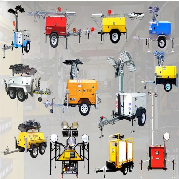 Telescopic Light Tower Lamp 360 Degree Rotation Mobile Light Tower Manufacturers