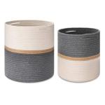 cotton rope plant basket woven basket 10"12" Flower Pot Floor Indoor Planters