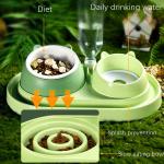 3 In 1 Ceramic Pet Bowl Feeder Multifunction For Small Animals