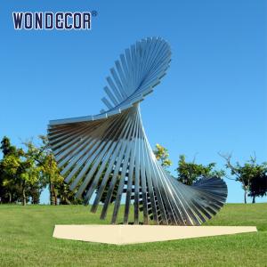 Wholesale 3d Stainless Steel Sculpture Artists Lottery Gradual Spiral Square Tube Geometry from china suppliers
