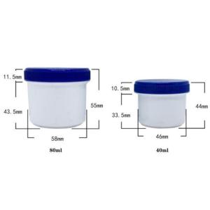 40/80ml PP Cosmetic Jar Customized Face Cream Jar