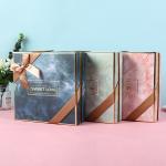 Three Colors Square Rigid Shoulder Box Packaging For Surprise Gift