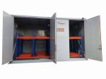 Outdoor Hazmat Storage Building, Non-Combustible, Container for drums and IBCs