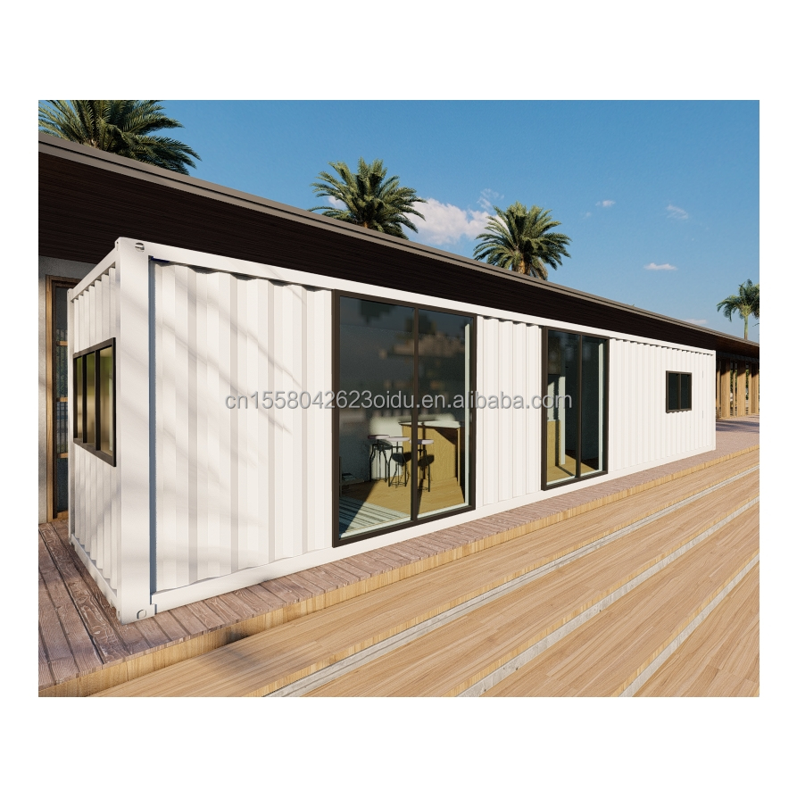 Family Container Home Living Container Family Prefab Residential with Customized Color and Aluminum Alloy Windows