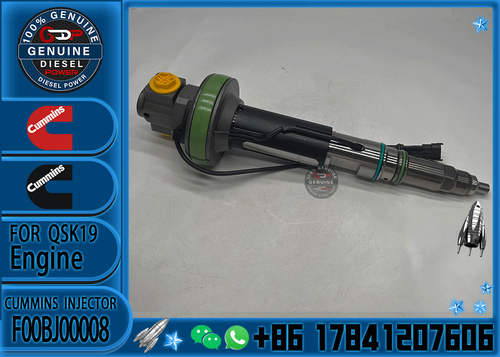 Fuel Injector 0986435615 0986435613 0986435902 F00BJ00008 F00BJ00009 For QSK19 QSK38 QSK50 QSK60 Engine