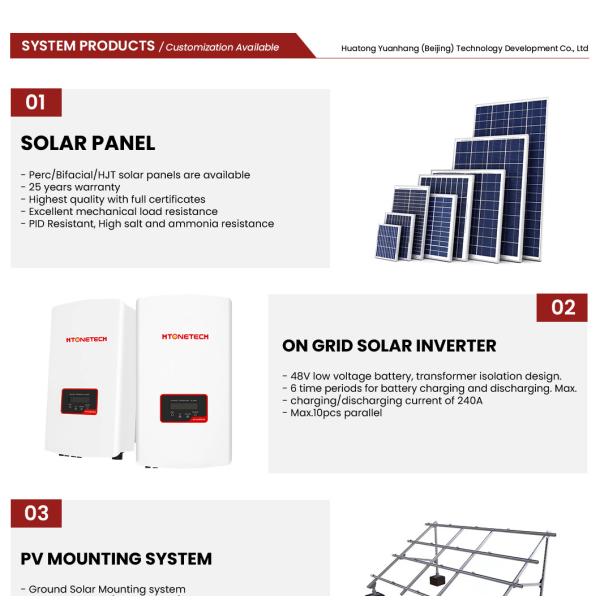 Mono Solar Panel Hybrid PV System 450W 5Kw Diesel Generator Single Phase