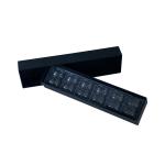 Luxury Kraft Recyclable 12pcs Macaron Gift Box Packaging Black