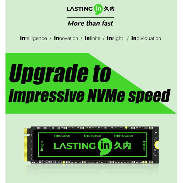 M.2 NVMe PCIe Gen4 SSD with metal-plastic hybrid casing