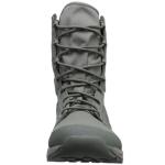 Mens Tachyon 8" Military Boots Soft Black Cow Leather Slip - Resistant Outsole