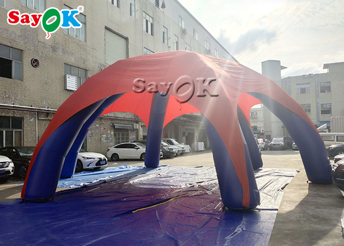 Air Inflatable Tent 6 Legs Inflatable Spider Dome Tent With Blower For Exhibition