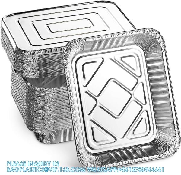 9x13 Tins For Cooking, Baking & Catering Heavy Duty Disposable Cookware Steam