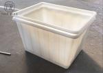 Straight-Sided Industrial Laundry Bins On Wheels 450 Litre Polyethylene Roto