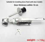 Cam Lift Cold Storage Doors , Cold Storage Door Locks Silver White Color Zinc