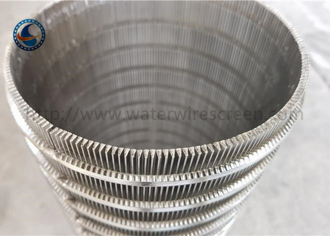 Johnson 0.5mm Slot Vee Wire Screen Drum Stainless Steel 316l