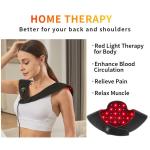 660nm 850nm Neck Pain Rehab Device Wearable Light Therapy Wrap Back Muscle Pain