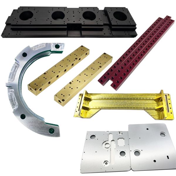 High-precision CNC machined injection mold core inserts with heat treatment and EDM for customized materials