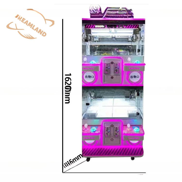 Dreamland Original game machine factory mini toy crane arcade machine mini claw game machine with bill acceptor