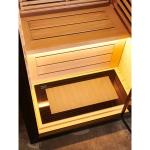 Canadian Hemlock Spectrum 1 Person Dry Steam Infrared Sauna Room Home Spa