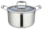 18-24cm Manufacturer supplier double handle stainless steel soup pot multi-layer