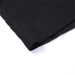 OEM maufactory Pure color street sweater farbic female slim turtlenecks long