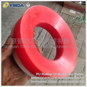 Wholesale Red PU Rubber Mud Pump Piston AH000004050200 Medium Pressure Optional Brand from china suppliers