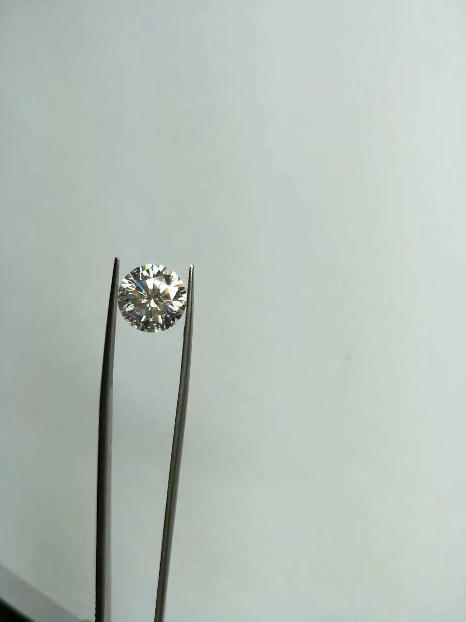 Brilliant Cut Loose Moissanite Stone 7.5mm Round Excellent Grade White