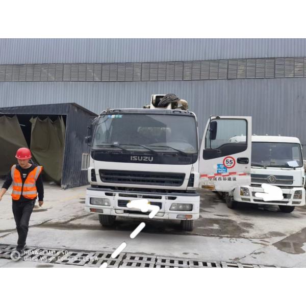 White Zoomlion 47m Second Hand Used Equipment for Stationary Pump Mobile Truck Pump