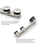 Stainless Steel Double Door Side Cabin Accessories Square Stabilizing Bar Shower
