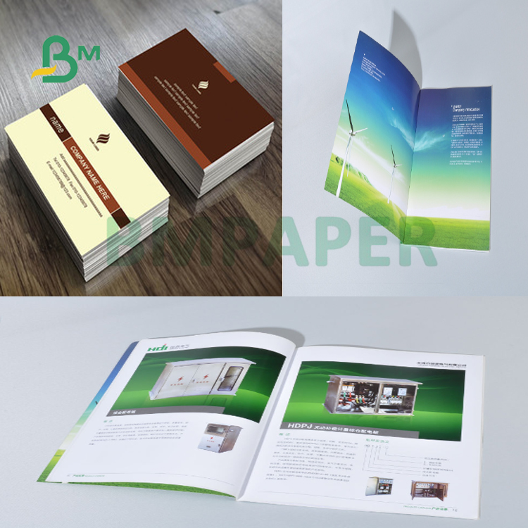 C2S Glossy Art Paper Board 300gsm 350gsm For Magazine Printing 