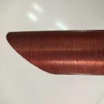 Air Cooled Aluminum Evaporator Coil Extruded Copper Low Fin Tube Inner Grooved
