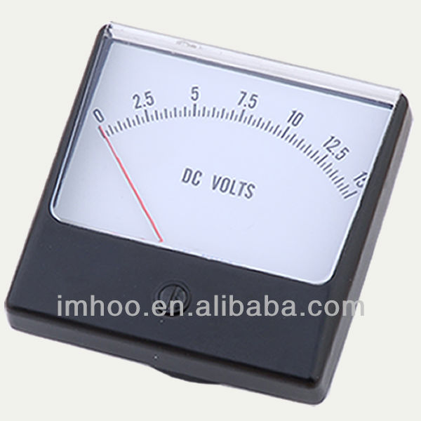 High Voltage Meters Analog DC Panaview Panel Mount Voltmeter Mounted Analog Ac/dc Ammeter