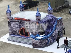 Wholesale 0.55mm PVC Commercial Funny Kids Castle Inflatable Bounce House Slide Combo from china suppliers
